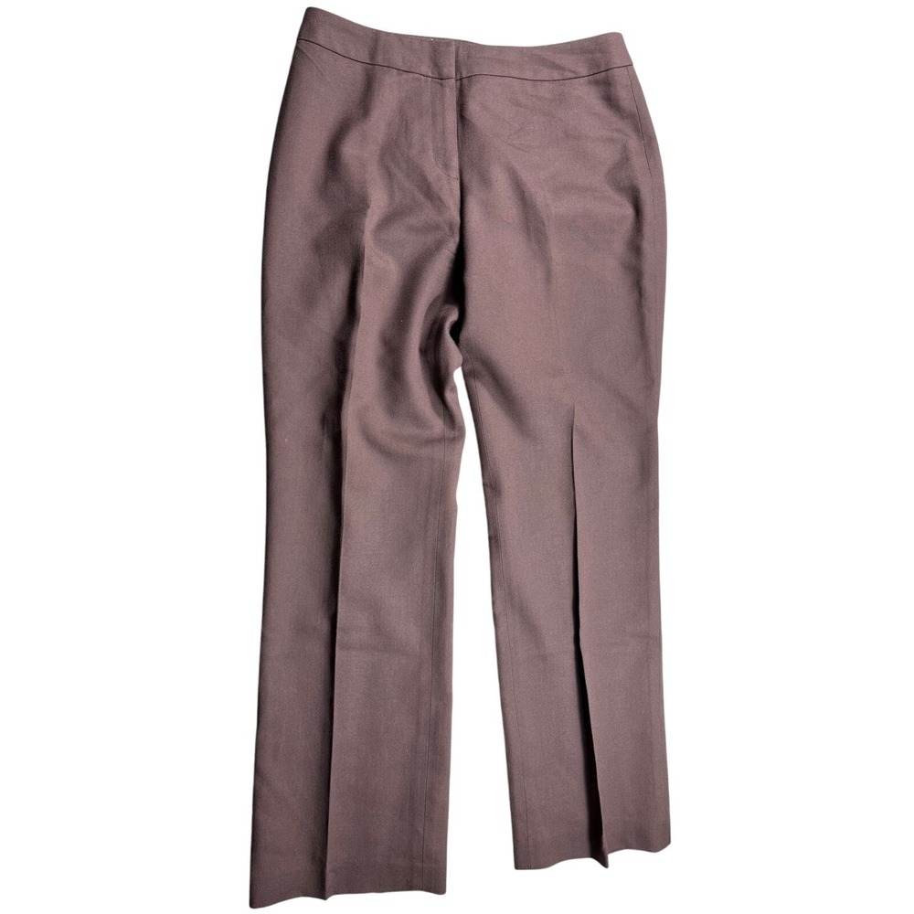Pendleton 100% Virgin Wool Dress Pants Brown Size 6 Straight Leg Career